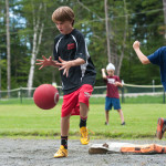 kickball games sports boys summer camp new hampshire